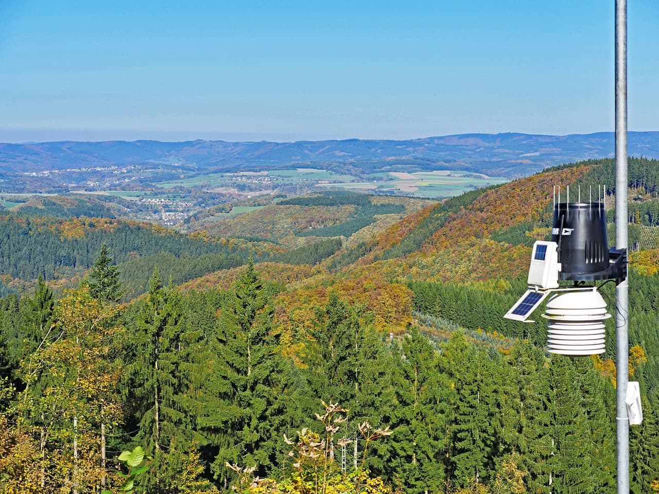 Sauerland-Panorama an der Hohen Bracht bei Lennestadt