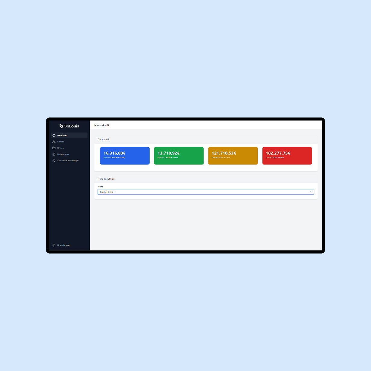 Internes Rechnungsprogramm